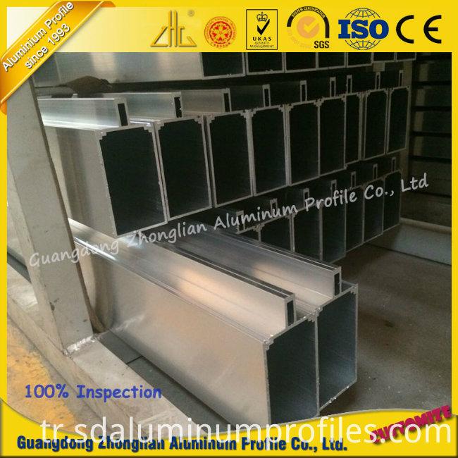 Manufacturer 6063 Aluminum Extrusion Profiles Aluminium Curtain Wall for Decoration